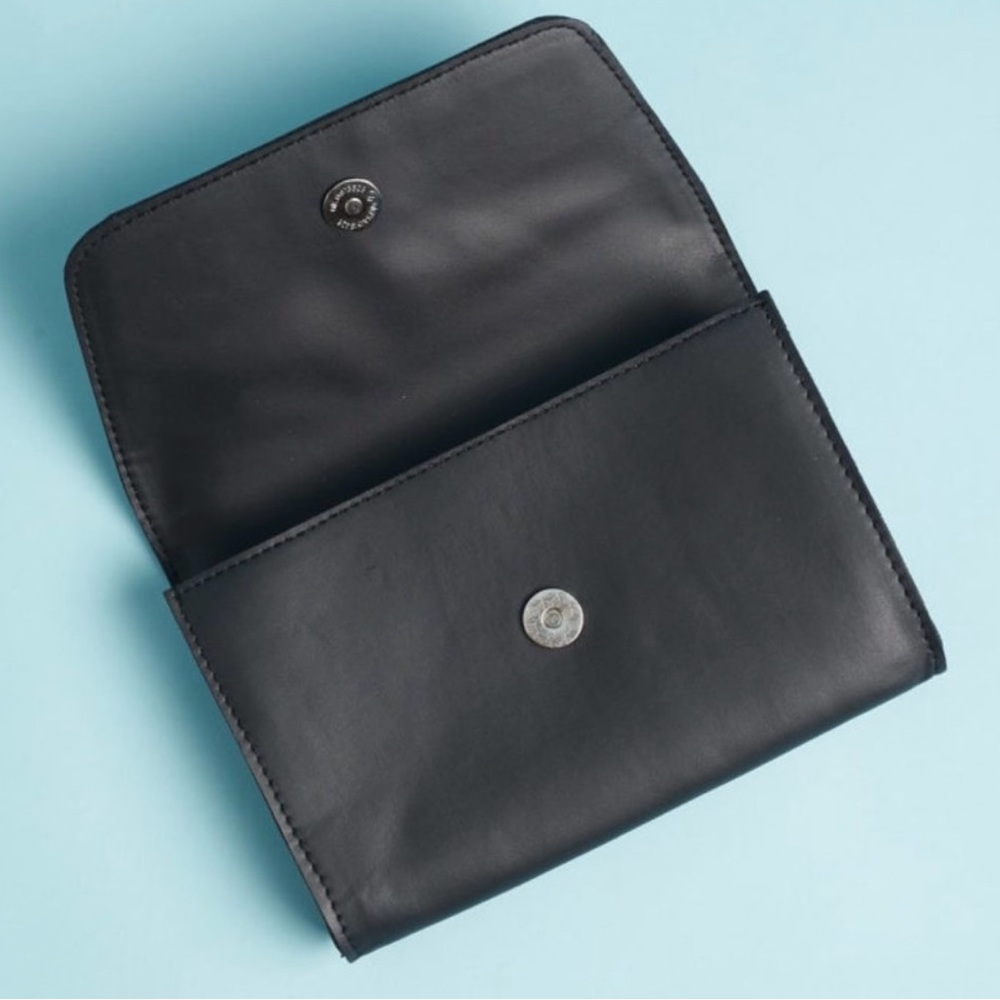 October Jaipur Black Clutch